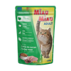 MIAU MIAU mokra karma dla dorosłych kotów - indyk w sosie 100 g