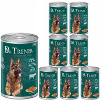 DR. TREND mokra karma dla psów z wołowiną w delikatnym sosie 8 x 1250 g