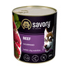 SAVORY Gourmand mokra karma dla dorosłych psów - wołowina, 800 g