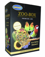 MEGAN ZOO-BOX Premium Line karma dla średnich papug, 750 g