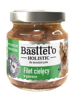 BASTTET'O HOLISTIC monoproteinowa mokra karma dla psów - cielęcina, 130g