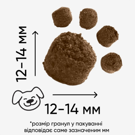 HALF&HALF Sucha karma dla psów średnich ras z wołowiną 12 kg + 2 kg