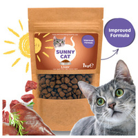 SUNNY CAT sucha karma dla kotów - wątróbka 1 kg