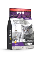 Catfun Plus Żwirek bentonitowy dla kotów - Lawenda, 10 L