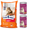 CLUB 4 PAWS Premium sucha karma dla kotów - eliminacja kul włosowych 14 kg + GRATIS