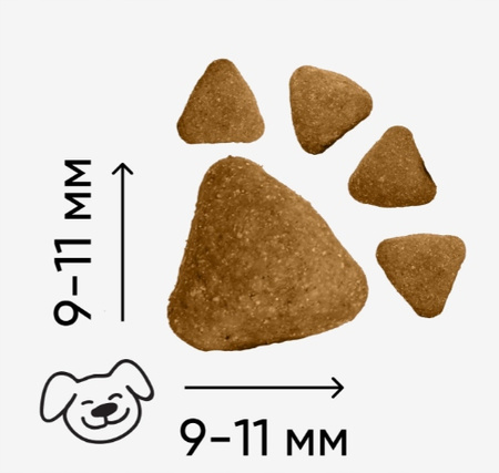 HALF&HALF sucha karma dla psów małych ras z wołowiną 2 kg + 2 kg