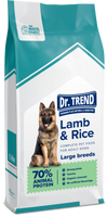 Dr. Trend Premium sucha karma dla psów dużych ras - jagnięcina i ryż, 15 kg