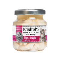 BASTTET'O HOLISTIC mokra karma dla kociąt - indyk w galarecie 130 g