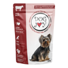 DOG JOY mokra karma dla psów - wołowina 24 x 100 g + GRATIS