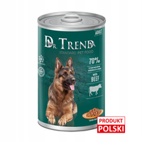 DR. TREND mokra karma dla psów z wołowiną w delikatnym sosie 1250 g