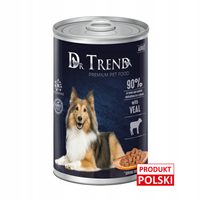 DR. TREND Premium mokra karma dla psów z cielęciną w sosie 400 g