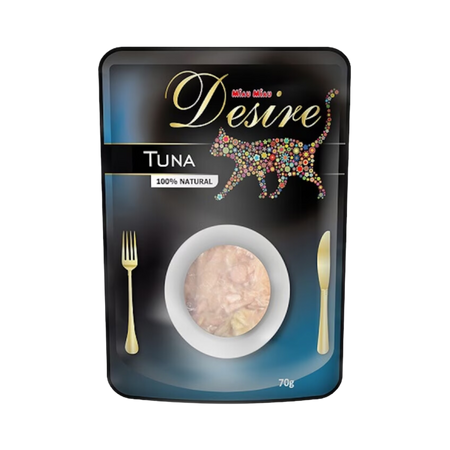 MIAU MIAU DESIRE mokra karma dla kotów - tuńczyk w zupie 70 g