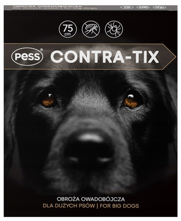 PESS CONTRA-TIX obroża owadobójcza dla psów dużych ras, 75 cm