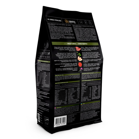 SAVORY sucha karma dla sterylizowanych psów wszystkich ras - indyk, 3 kg