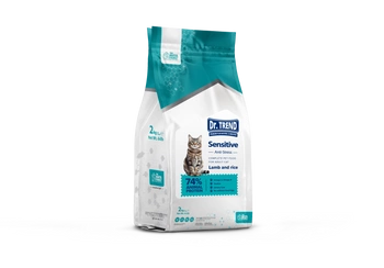 Dr. Trend Premium sucha karma dla kotów wrażliwych jagnięcina ryż 2 kg