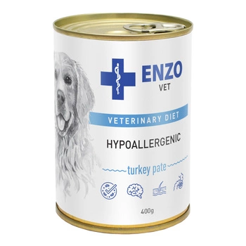 ENZO VET Hypoallergenic Mokra karma dla psów - indyk 400 g