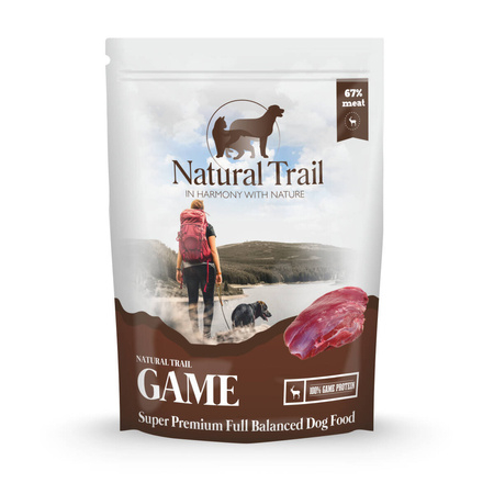 NATURAL TRAIL mokra karma dla psów - dziczyzna 500 g