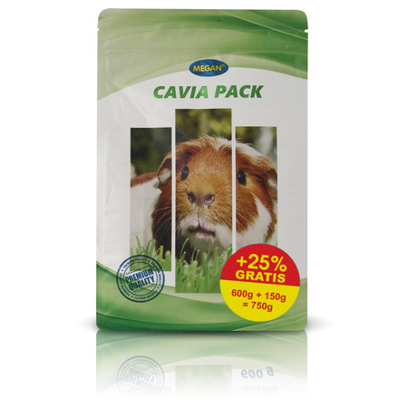 MEGAN CAVIA PACK karma dla świnki morskiej 600 g + 150 g gratis
