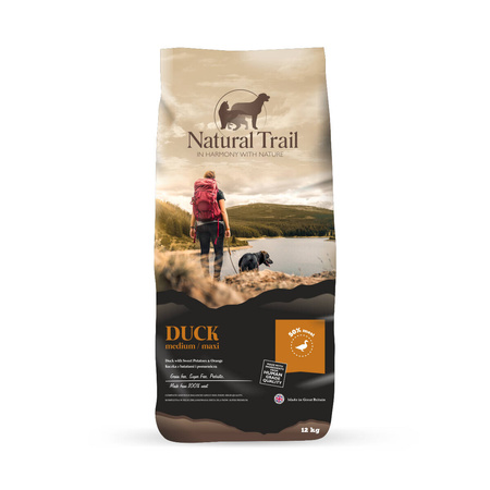 NATURAL TRAIL sucha karma dla psów średnich ras - kaczka 12 kg