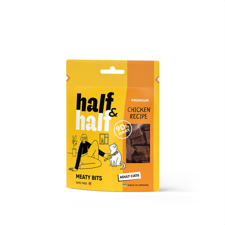 Half&Half przysmak dla kotów - kawałki kurczaka 50 g