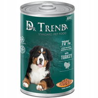 DR. TREND mokra karma dla psów z indykiem w delikatnym sosie 1250 g