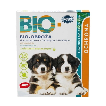 PESS Bio-obroża z naturalnymi olejkami eterycznymi dla szczeniąt 35 cm