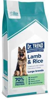 Dr. Trend Premium sucha karma dla psów dużych ras - jagnięcina i ryż, 15 kg