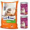 CLUB 4 PAWS Premium sucha karma dla kotów - kurczak 14 kg + GRATIS