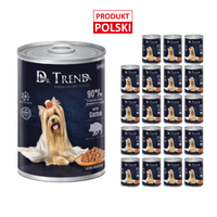 DR. TREND Premium mokra karma dla psów z dziczyzną w sosie 20x400 g
