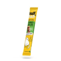 HALF&HALF przysmak dla kotów - mięsne paluszki z indyka, 5 g