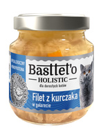 BASTTET'O HOLISTIC mokra karma dla kotów - kurczak w galarecie, 130 g