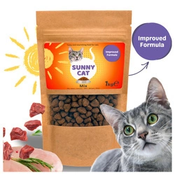 SUNNY CAT sucha karma dla kotów - kurczak i wątróbka 1 kg