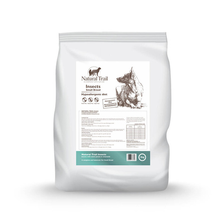 NATURAL TRAIL Premium Insects sucha karma dla psów małych ras 3 kg