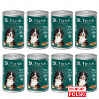 DR. TREND mokra karma dla psów z indykiem w delikatnym sosie 8x1250 g