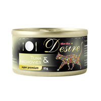 MIAU MIAU DESIRE mokra karma dla kotów - tuńczyk i anchois 85 g