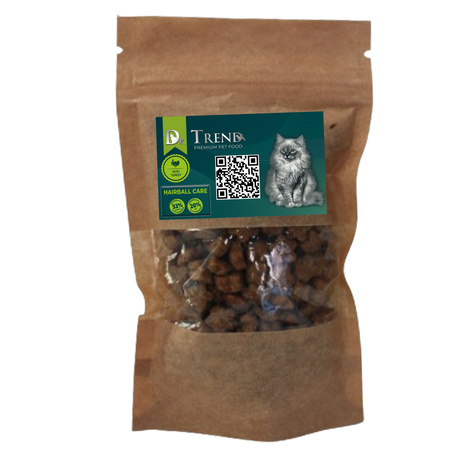 DR. TREND "Hairball control" pełnoporcjowa sucha karma dla dorosłych kotów z efektem odkłaczania sierści 50 g