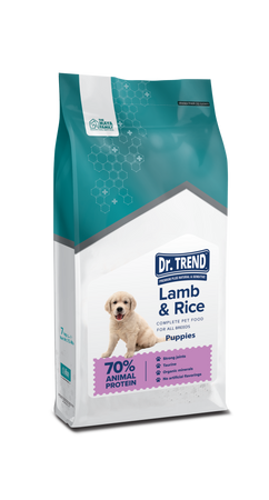 Dr. Trend Premium sucha karma dla szczeniąt - jagnięcina i ryż, 7 kg