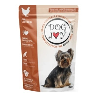 DOG JOY mokra karma dla psów - kurczak w sosie 100 g