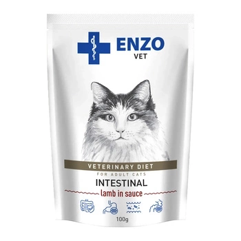 ENZO VET Intestinal mokra karma dla kotów - jagnięcina w sosie 100 g