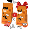 HALF&HALF Sucha karma dla kotów sterylizowanych z wołowiną 2kg + 2kg