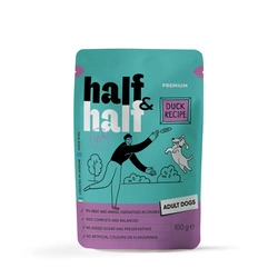 Half&Half mokra karma dla dorosłych psów - kaczka w sosie, 100 g