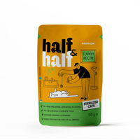 Half&Half "Sterilised" mokra karma dla dorosłych kotów indyk w galarecie 100 g