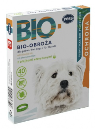 PESS Bio-obroża - obroża z olejkami eterycznymi dla psów, 40 cm
