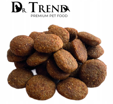 DR. TREND pełnoporcjowa sucha karma dla dorosłych psów średnich ras z indykiem 100 g