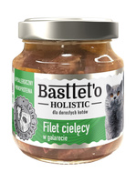 BASTTET'O HOLISTIC mokra karma dla kota cielęcina w galarecie 130 g