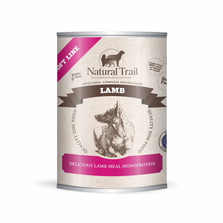 NATURAL TRAIL Soft Line mokra karma dla psów - jagnięcina 800 g