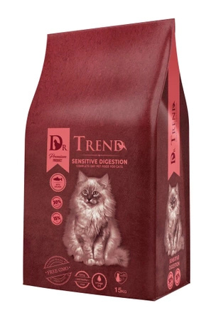 DR. TREND „Sensitive digestion” Premium sucha karma dla kotów 15 kg