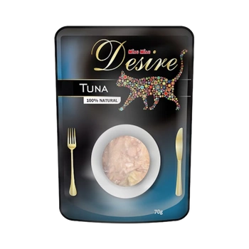 MIAU MIAU DESIRE mokra karma dla kotów - tuńczyk w zupie 70 g