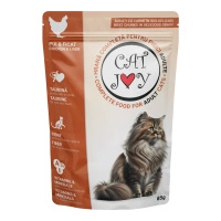 CAT JOY mokra karma dla kota - kurczak i wątróbka w sosie 85 g