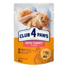 CLUB 4 PAWS Premium mokra karma dla kota - indyk w galarecie 85 g